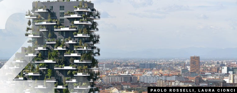 Edifício Bosco Verticale (Milão, Itália) com arquitetura bioclimática